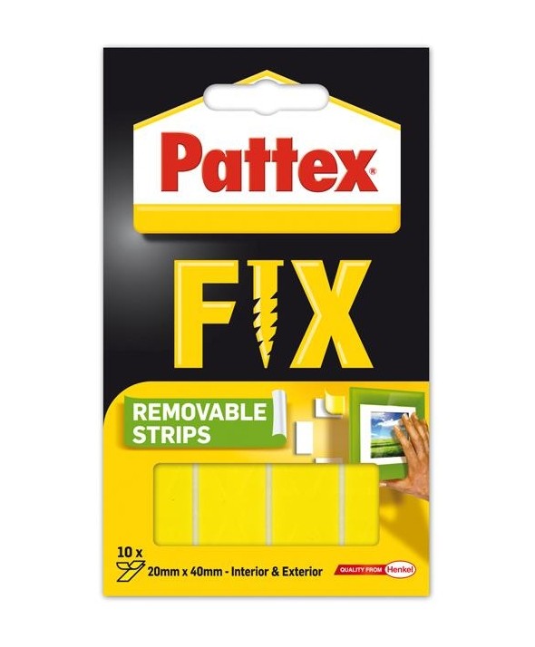 Pattex FIX Usuwalne Paski Montażowe 10*40mm x 20mm-1460