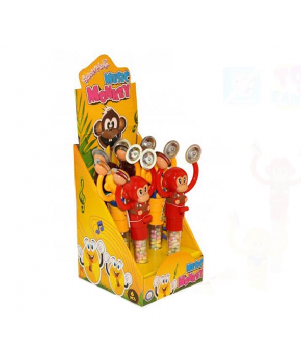 Monkey Music Toy - Małpka z cukierkami 10g op 6szt-2932