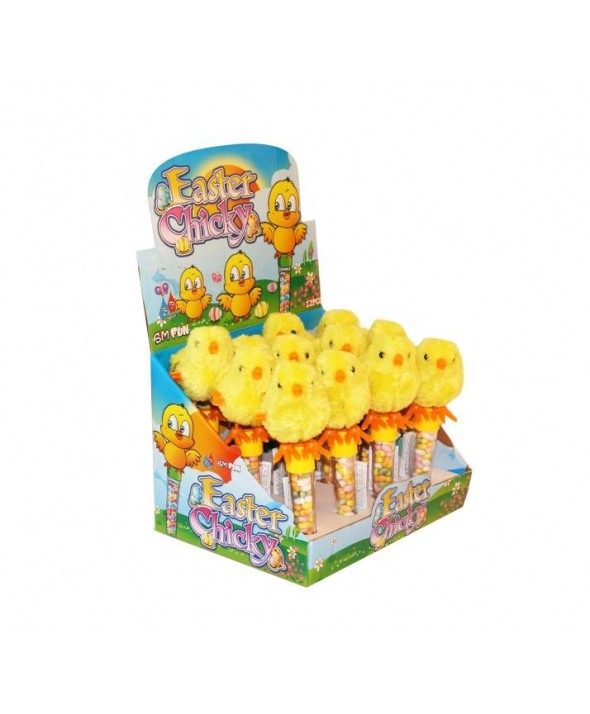 Easter Chicky - zabawka Kurczak z cuki 10g 12szt-3131