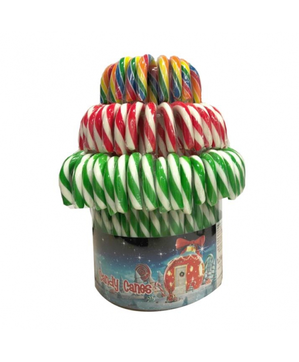 Lizak Świąteczny Candy Cane Tęcza 12gx100szt-3291