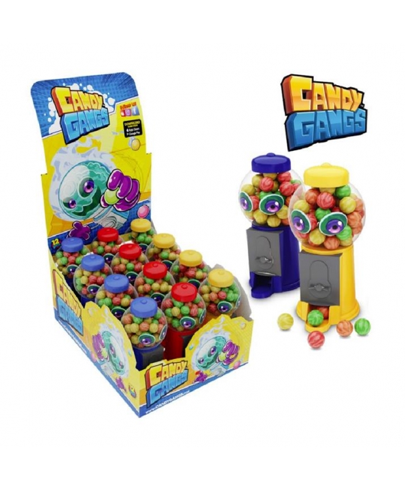 Candy Gangs Machine Mike - gumy do żucia 40g 12szt-3694
