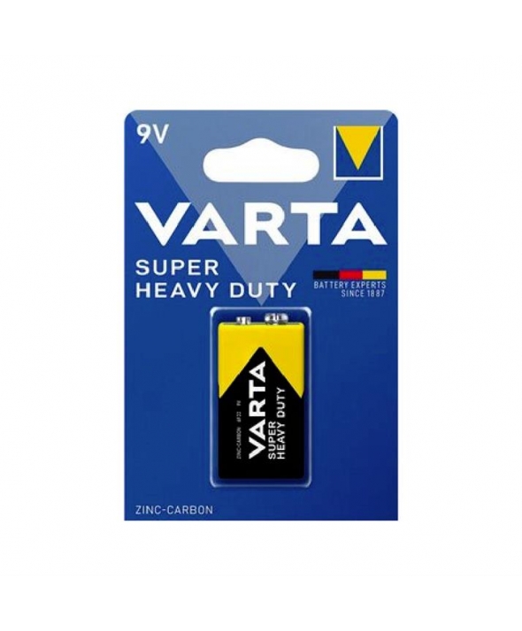 VARTA 9V Super Heavy Duty 1szt blister-3750