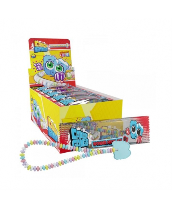 Candy Gangs Wonder Necklace - Pudrowe Korale 48szt-3761