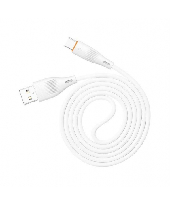 KABEL USB TYP C CABLE 3A 1m WHITE-3848