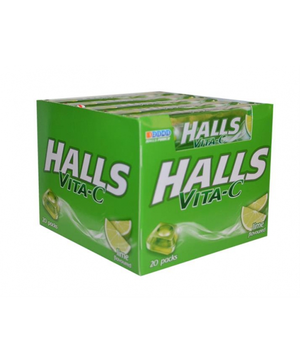 HALLS Vita C Lime 33,5G 20szt.-801